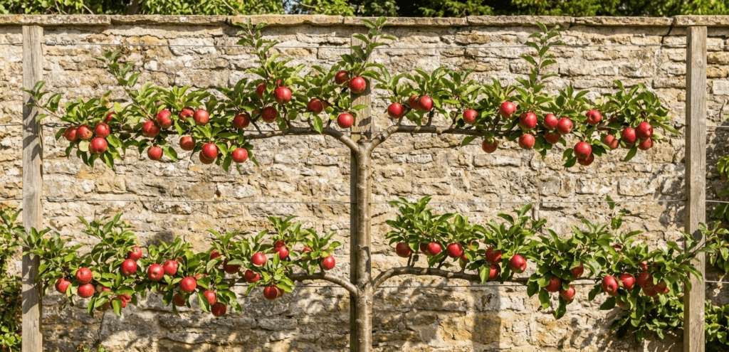 Forme fruitière palissée